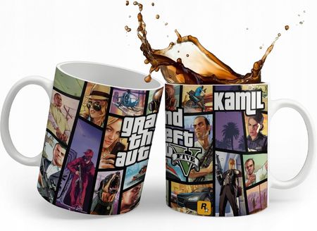 Resolid Kubek Gta V 5 Grand Theft Auto Imie Kartonik