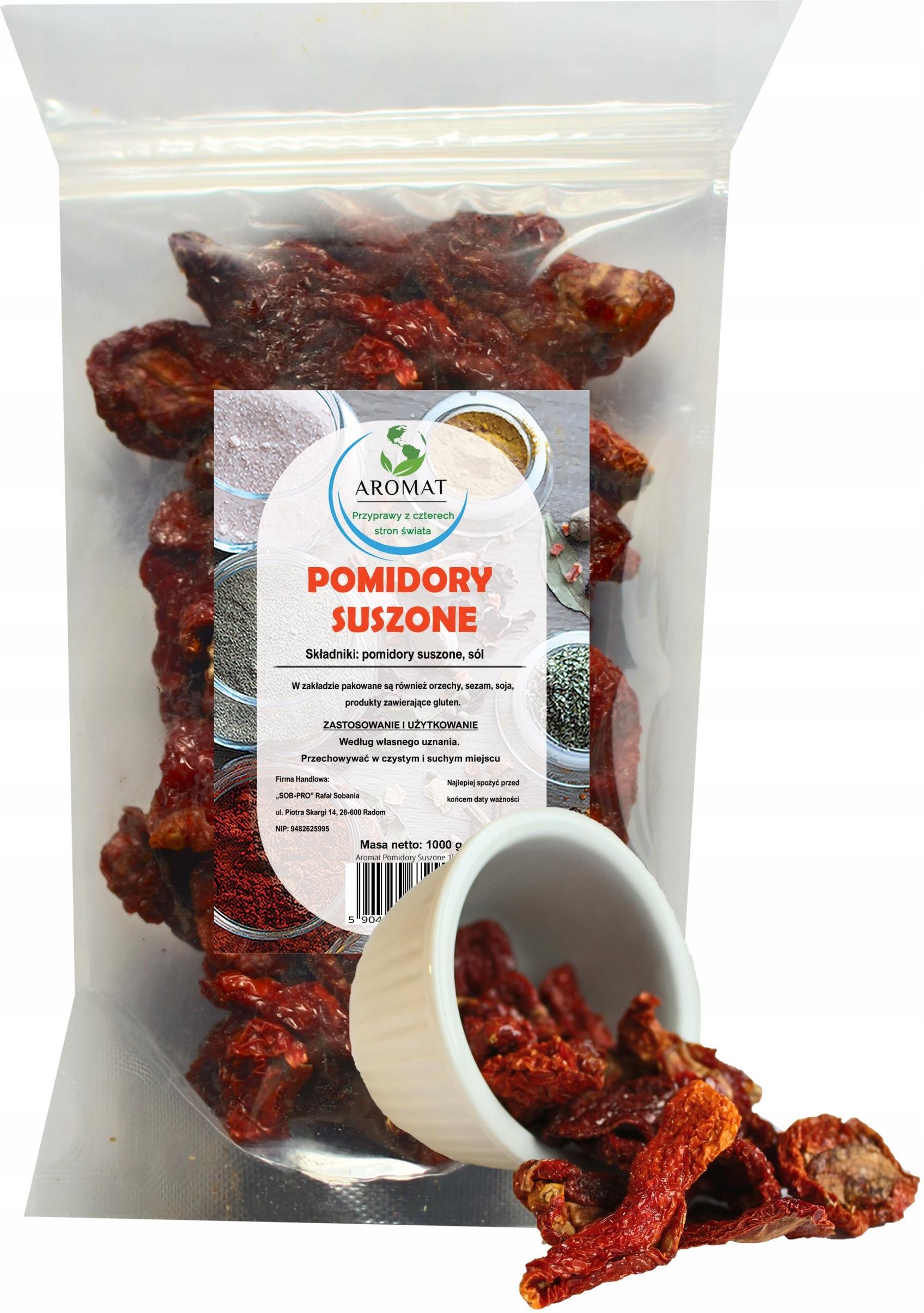 Aromat Pomidory Suszone Na Słońcu 1kg - Ceny i opinie - Ceneo.pl