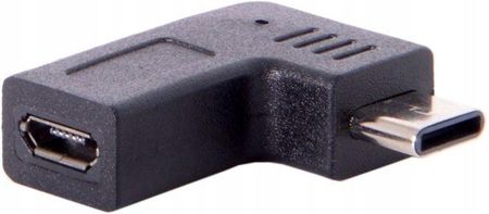 Wulkancenpl Adapter Kątowy MicroUSB do USB3.1 Typ C Prawy Lewy (1933)
