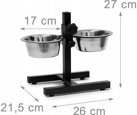 Relaxdays Zestaw Dwóch Misek Metalowa Srebrny 2,15L 1643893000 - zdjęcie 4