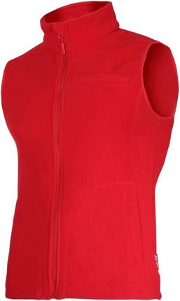 Kamizelka polar. Czerwona, damska, CE, LAHTI (L)