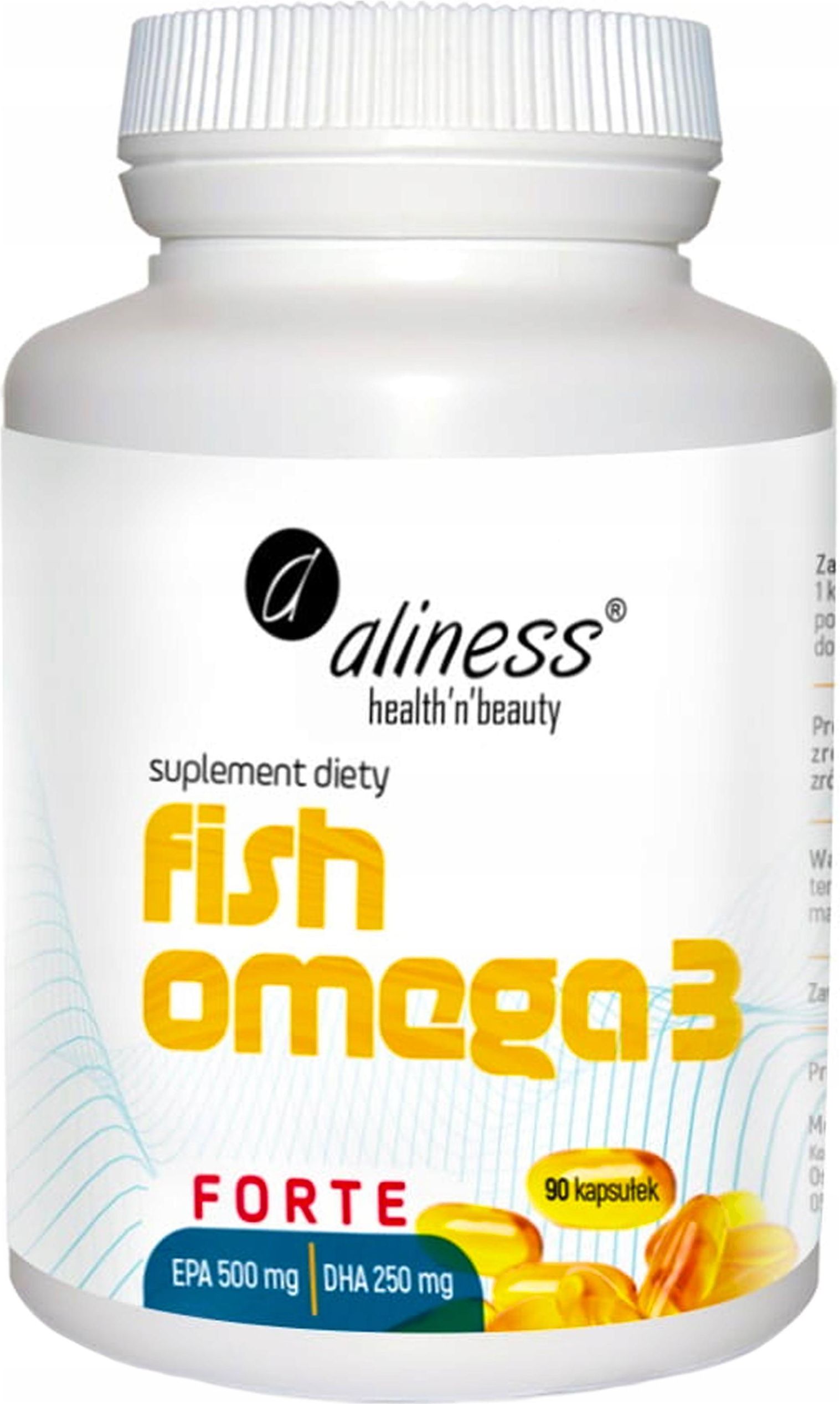 Aliness Fish Omega 3 Forte Kwasy Epa I Dha 2x90kaps Opinie i ceny na Ceneo.pl
