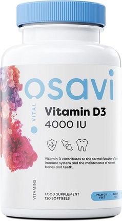 Osavi Vitamin D3 4000Iu 120 Kaps