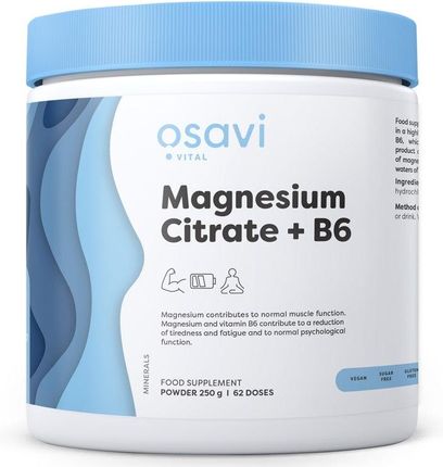 Osavi Magnesium Citrate + B6 Powder 250g