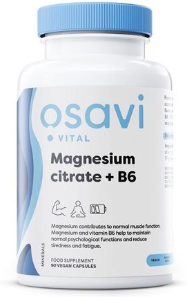Osavi Magnesium Citrate + B6 375Mg 90 Kaps