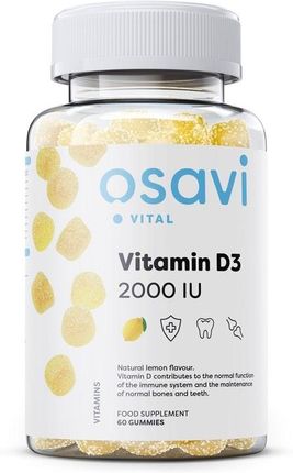 Osavi Vitamin D3 Żelków 2000Iu 60 Żelków