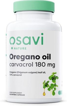 Osavi Oregano Oil Carvacrol 180Mg 120 Enteric Kaps