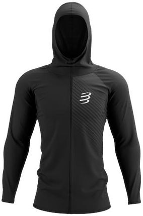 Compressport Terniczna Bluza Biegowa 3D Thermo Seamless Hoodie Zip Black