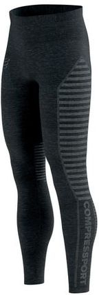 COMPRESSPORT Kompresyjne legginsy do biegania męskie WINTER TRAIL UNDER  CONTROL FULL TIGHTS