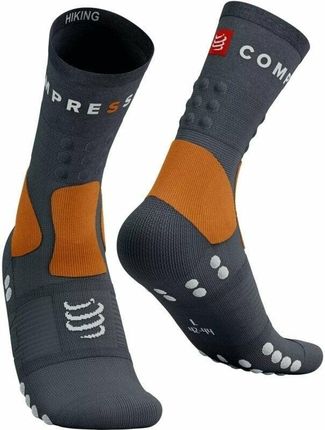 Compressport Hiking Socks Magnet/Autumn Glory T4 Skarpety Do Biegania