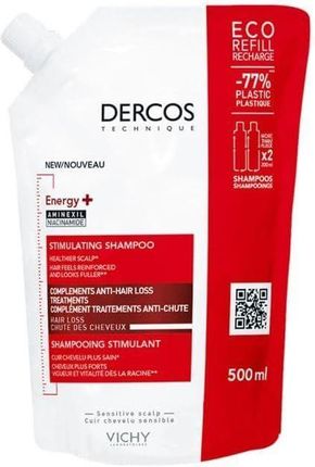 Vichy Dercos Energy+ Szampon przeciw wypadaniu włosów refill, 500 ml
