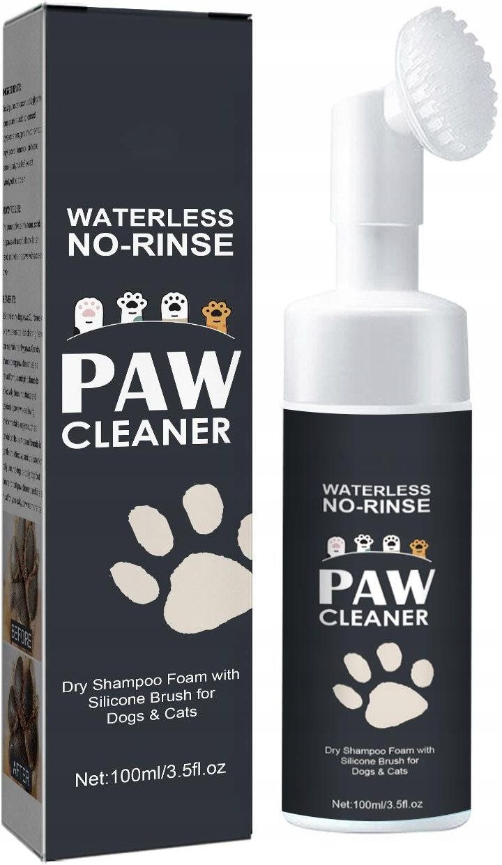 Dog Paw Cleaner No Rinse Foaming Cleanser Brush - Ceny i opinie - Ceneo.pl