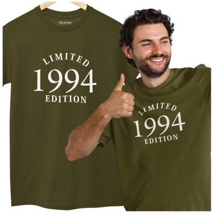 Koszulka na 30 lat urodziny trzydzieste urodziny z napisem 1994 Limited Edition w kolorze khaki