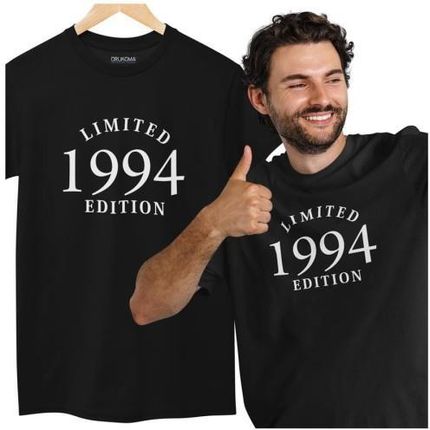Koszulka na 30 lat urodziny trzydzieste urodziny z napisem 1994 Limited Edition w kolorze czarnym