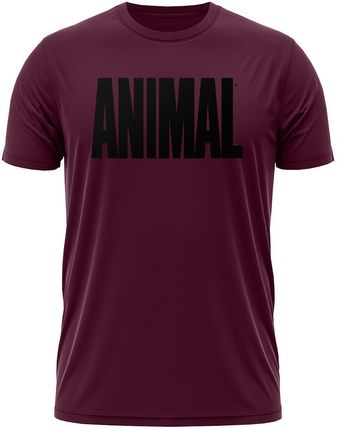 GymBeam T-shirt Animal Maroon - Universal Nutrition