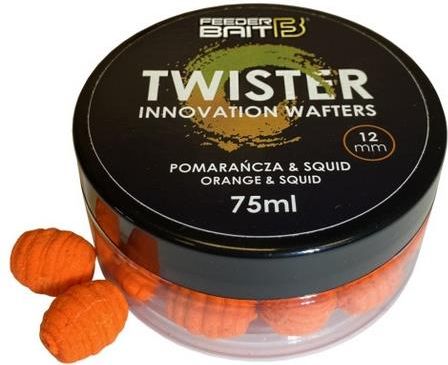 Twister Feeder Bait Wafters 75ml 12mm Squid Pomarańcza