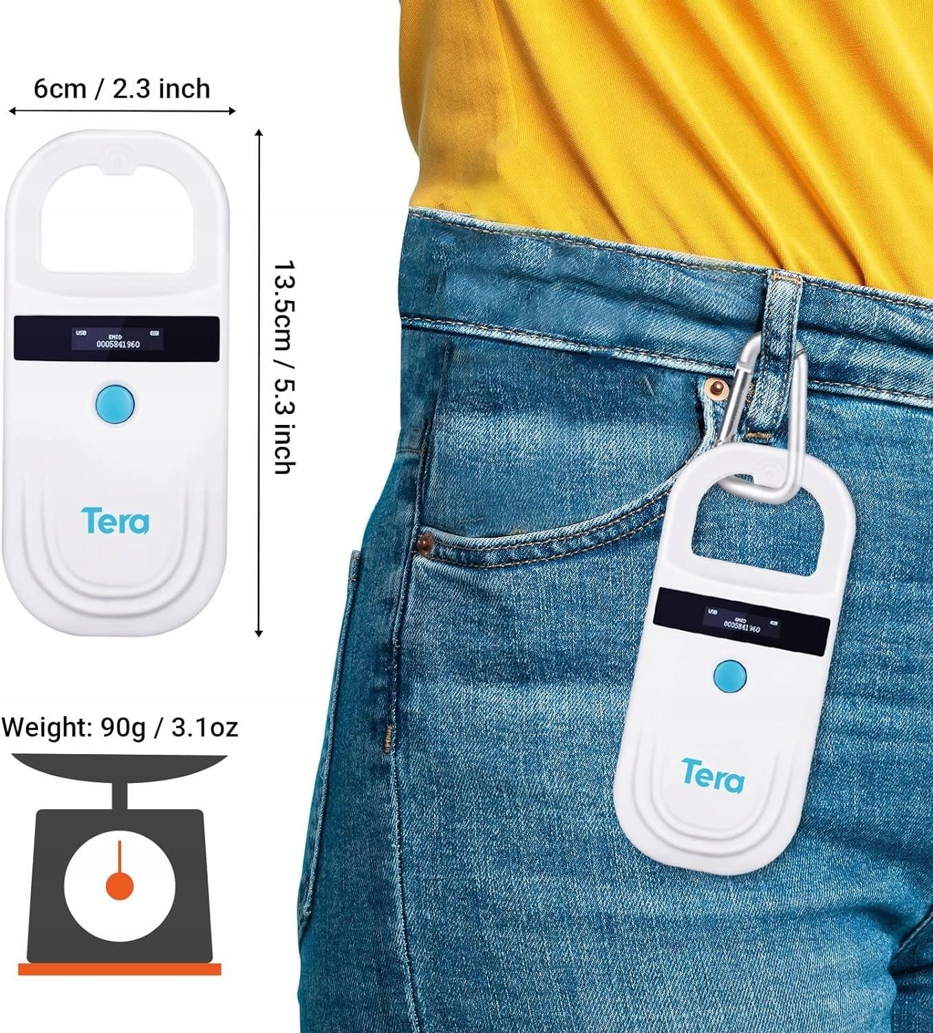 Amy13スニペットとタグセット Tera Czytnik Skaner Mikroczipów Czipów Chipów Chip Czip