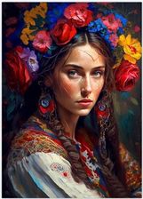 Zdjęcie Norimpex Malowanie Po Numerach Słowiańska Kobieta 50X40cm Z Ramą Kreatywne - Reszel