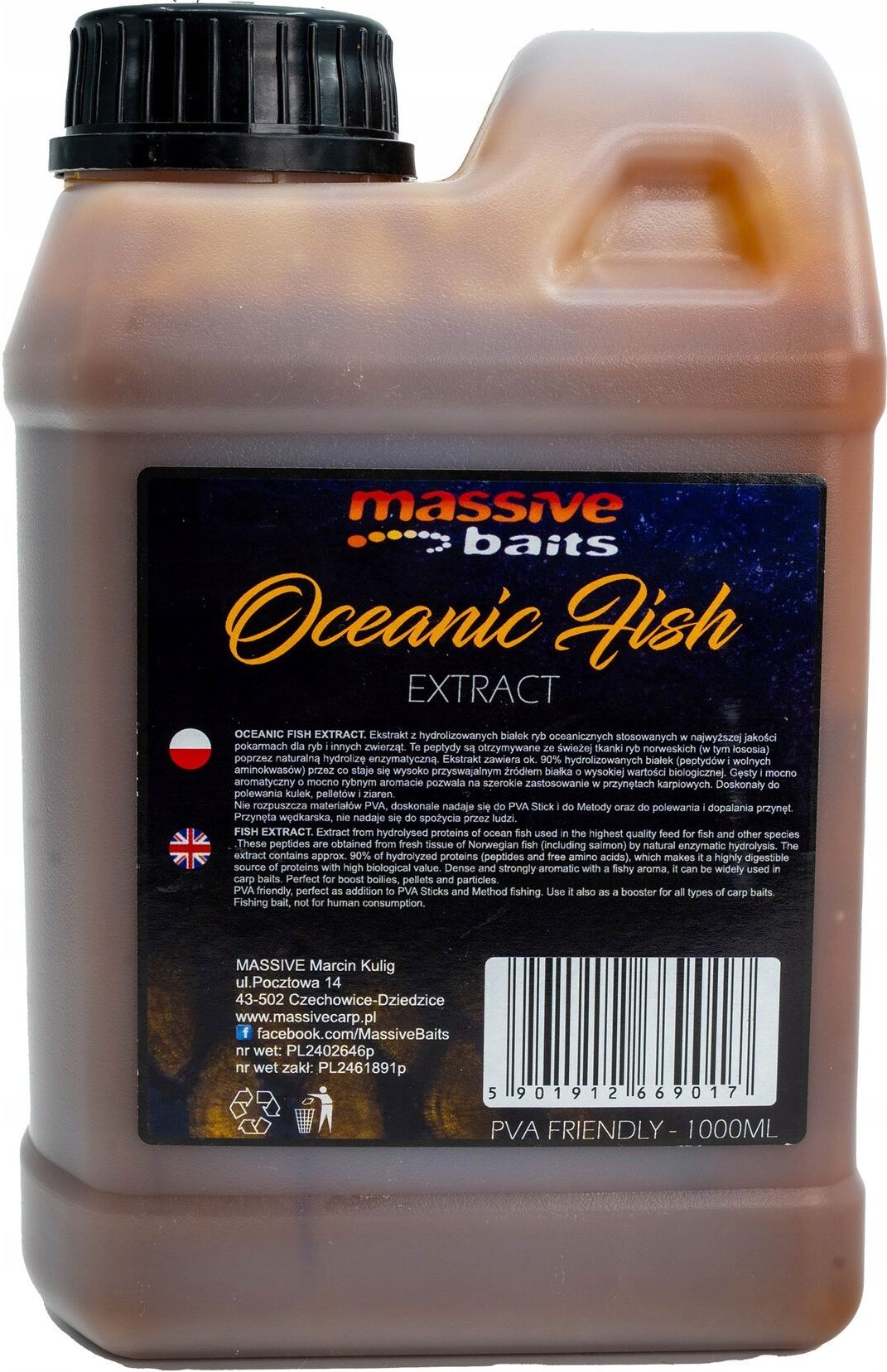 Massive Baits Oceanic Fish Extract Liquid Icmblq038 - Ceny i opinie ...
