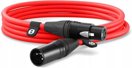 Rode XLR3M-R Kabel mikrofonowy Xlr 3m czerwony
