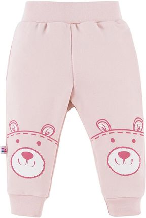 Spodnie niemowlęce Big Bear różowe