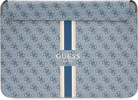 Guess Sleeve 14" niebieski/ blue 4G Printed Stripes (GUCS14P4RPSB)