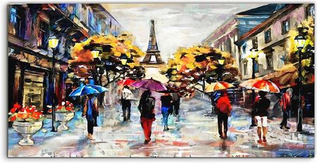 Coloray Szkło Hartowane Panel Wieża Eiffela Paryż 100x50
