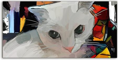 Coloray Panel Szkło Kuchnia Kot Zwierzę Abstrakcja 100x50