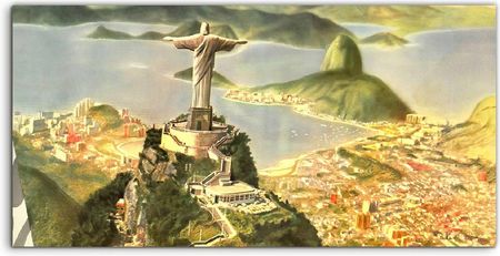 Coloray Panele Szkło Hartowane Brazylia Rio Vintage 100x50