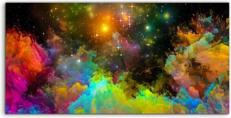 Coloray Szkło Hartowane Do Kuchni Galaktyka Gwiazdy 100x50