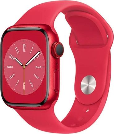 Apple Watch Series 8 GPS + Cellular Koperta 41mm Z Aluminium W Kolorze (Product)Red Paskiem Sportowym (Product)Red (MNJ23ULA)