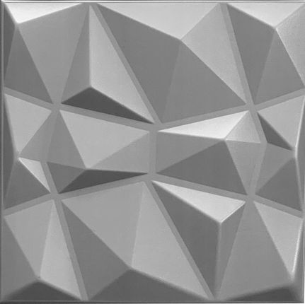 Eurodeco Panele Kasetony Samoprzylepne 3D Diament Szary