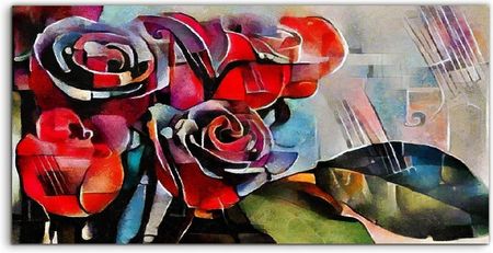 Coloray Kuchnia Panel Szkło Bukiet Kwiaty Picasso 100x50