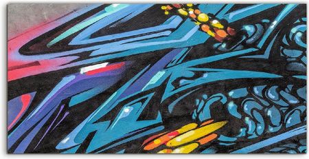 Coloray Panel Ścienny Do Kuchni Abstrakcja Graffiti 100x50