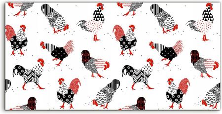 Coloray Panel Szkło Hartowane Farma Zwierzęta Kura 100x50
