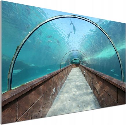 Tulup Panel Do Kuchni Tunel Akwarium 100x70cm Klej