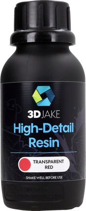 3Djake 8K High Detail Resin Transparent Red 500g