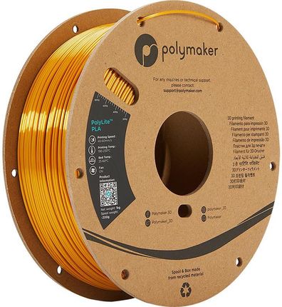 Polymaker PolyLite Silk PLA Gold