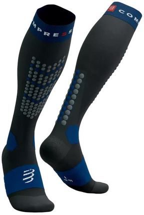 Compressport Skarpety Kompresyjne Narciarskie Alpine Ski Full Socks Black/Estate Blue