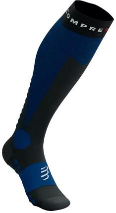 Compressport Skarpety Kompresyjne Narciarskie Ski Touring Full Socks Black/Estate Blue