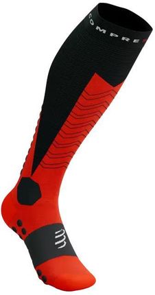 Compressport Skarpety Kompresyjne Narciarskie Ski Mountaineering Full Socks Black/Red