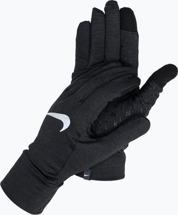 Rękawiczki Do Biegania Męskie Nike Fleece Rg Black/Silver