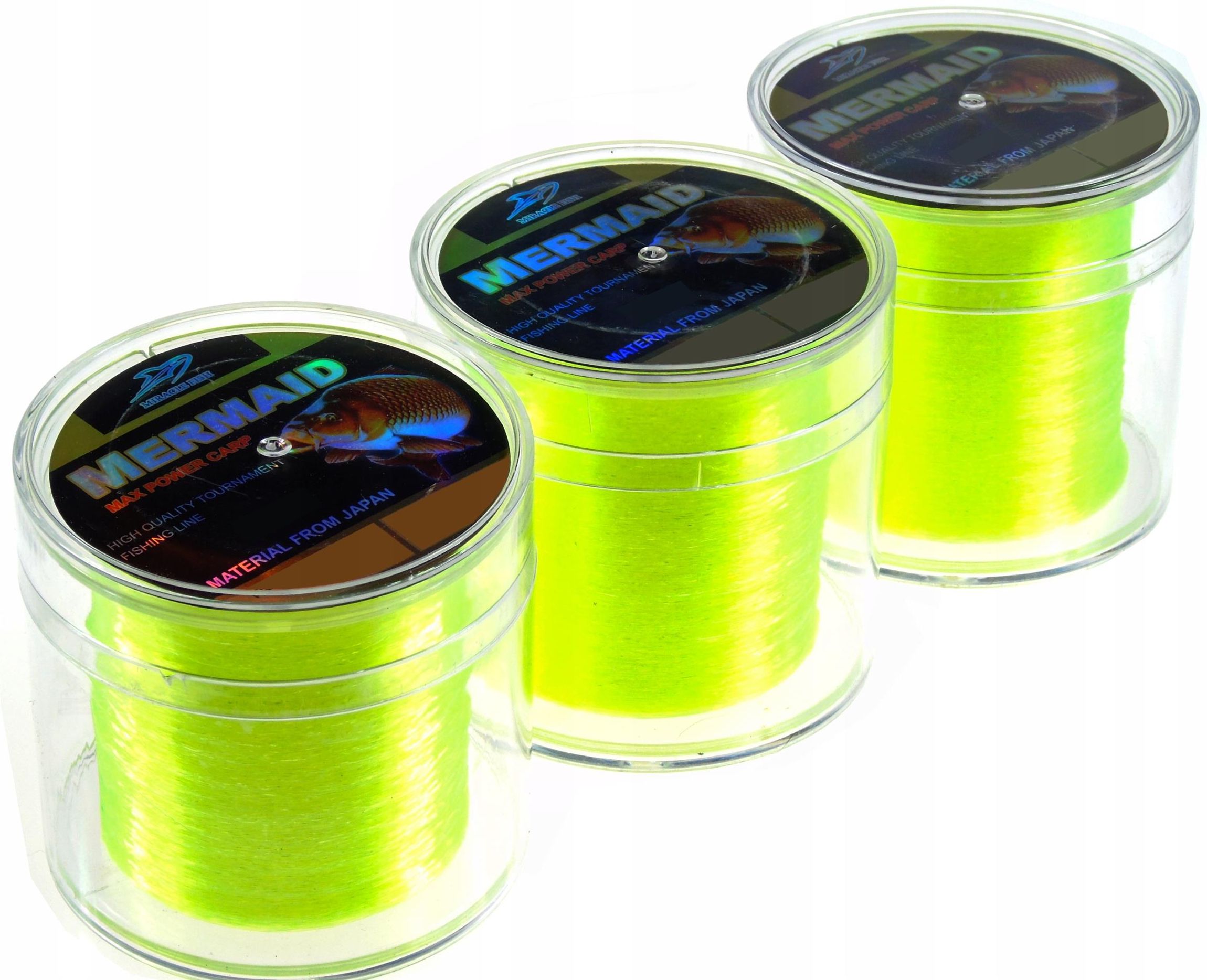 Miracle Fish Żyłka Mermaid Carp 0,22mm 11 Kg 500M Fluo Japan MMPCF022 ...
