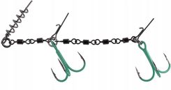 Zdjęcie Mikado Dozbrojka Z Krętlików Jaws Double Evo Stinger Fluo 25Kg HDJ1204 - Zduny