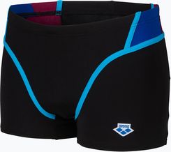 Zdjęcie Bokserki Kąpielowe Męskie Arena Icons Swim Short Panel Black/Neon Blue/Red Fandango/Turquoise - Tuszyn