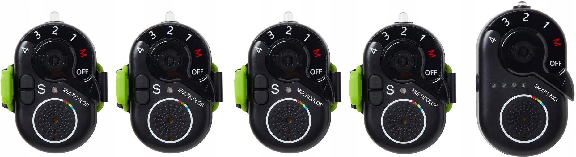 Set Détecteurs Carpe Madcat Smart Alarm MCL 4+1 - Multicolore, Neuf