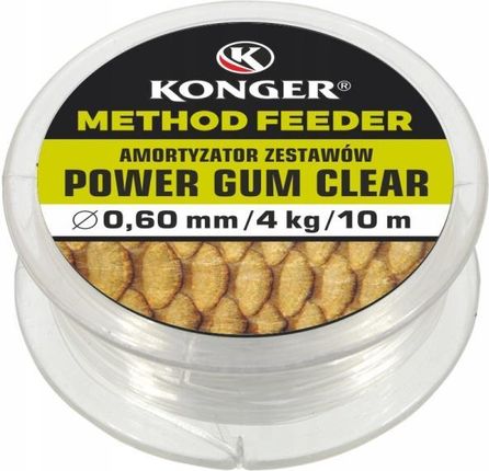 Konger Amortyzator Zestawów Power Gum Clear 1,2Mm 10Kg 5M Method Feeder 960 960400032