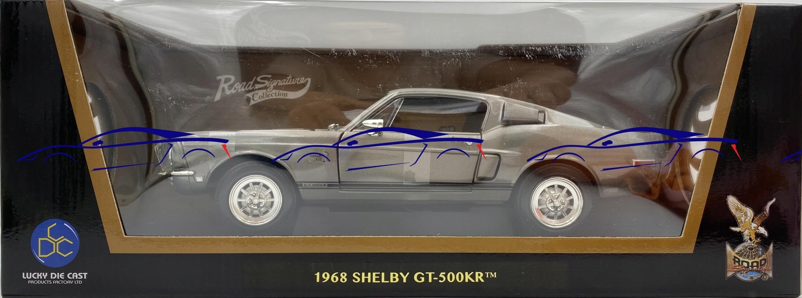 Mustang Shelby Gt 500Kr 1968 1:18 Model Ldc 92168 - Ceny i opinie