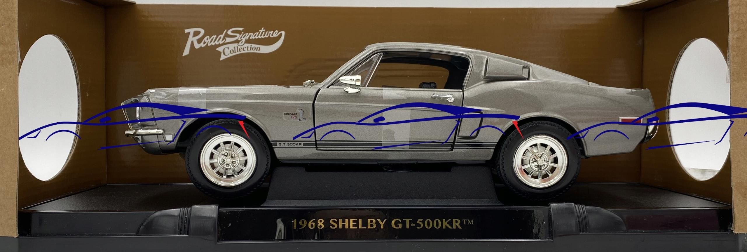 Mustang Shelby Gt 500Kr 1968 1:18 Model Ldc 92168 - Ceny i opinie