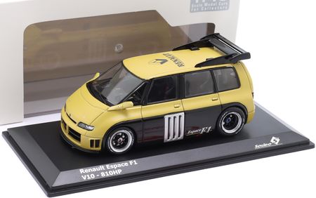 Solido Renault Espace F1 V10 810Hp 1994 Gold Black 1:43